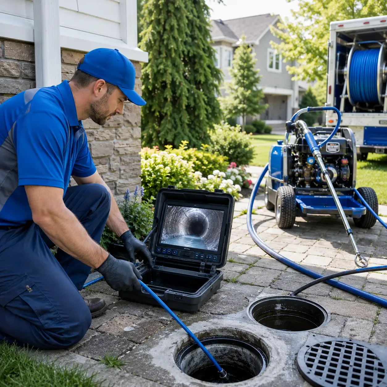 Outdoor drain cleaning professionals serving East Orange, NJ
